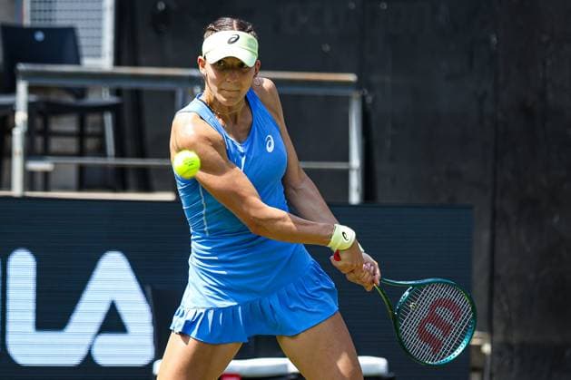 Rebeka Masarova SUI, Berlin Tennis Open by HYLO 2025, Berlin, LTTC Rot Weiß , 15 06 2025, Copyright: xClaudioxGärtnerx
