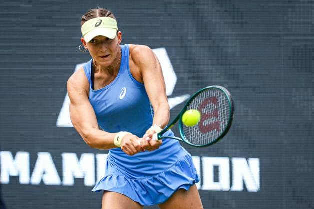 Rebeka Masarova SUI, Berlin Tennis Open by HYLO 2025, Berlin, LTTC Rot Weiß , 15 06 2025, Copyright: xClaudioxGärtnerx