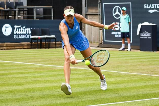 Rebeka Masarova SUI, Berlin Tennis Open by HYLO 2025, Berlin, LTTC Rot Weiß , 15 06 2025, Copyright: xClaudioxGärtnerx