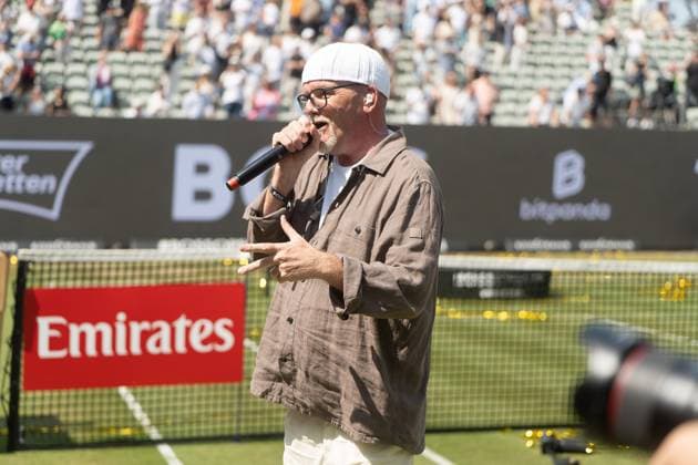 Tennis, ATP tournament in Stuttgart, DJ Ötzi gives live performance