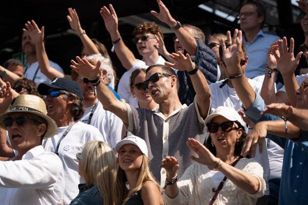 Kai Pflaume, Audience, Alexander Zverev vs Taylor Fritz, Tennis, ATP Tournament, Boss Open, Center Court, Final, 15 06 2025, Alexander Zverev vs Taylor Fritz, Tennis, ATP Tournament, Boss Open, Center Court, Final, 15 06 2025, Stuttgart Copyright: xEibner-Pressefoto EdwardxCheungx EP_ECG
