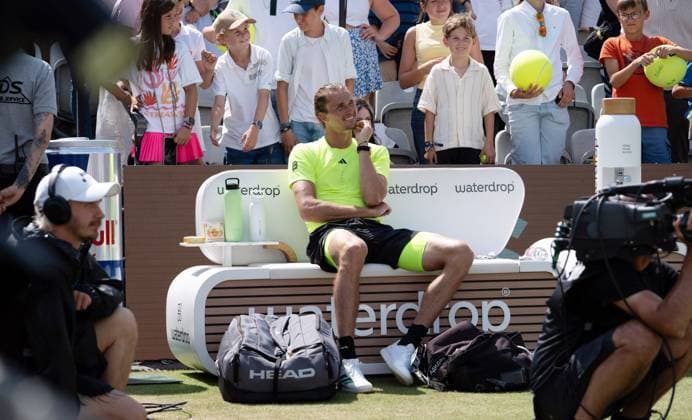 15 06 25 Tennis BOSS Open Stuttgart Weissenhof 2025 Germany, Stuttgart, 15 06 2025, Tennis, BOSS Open Stuttgart Weissenhof 2025 Alexander Zverev