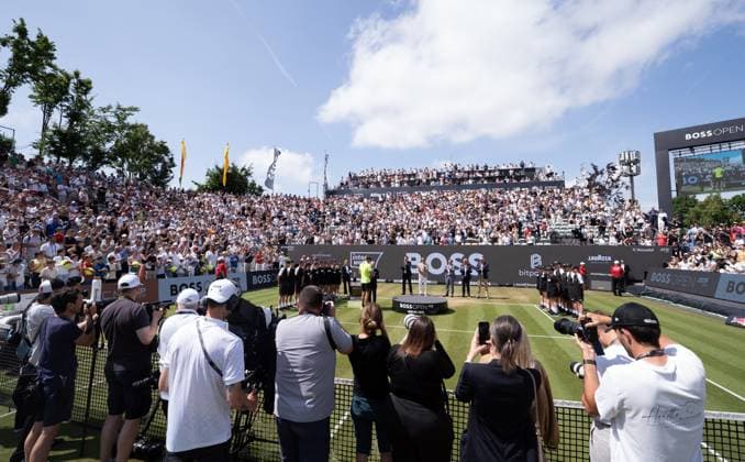 15 06 25 Tennis BOSS Open Stuttgart Weissenhof 2025 Germany, Stuttgart, 15 06 2025, Tennis, BOSS Open Stuttgart Weissenhof 2025 Feature Award Ceremony