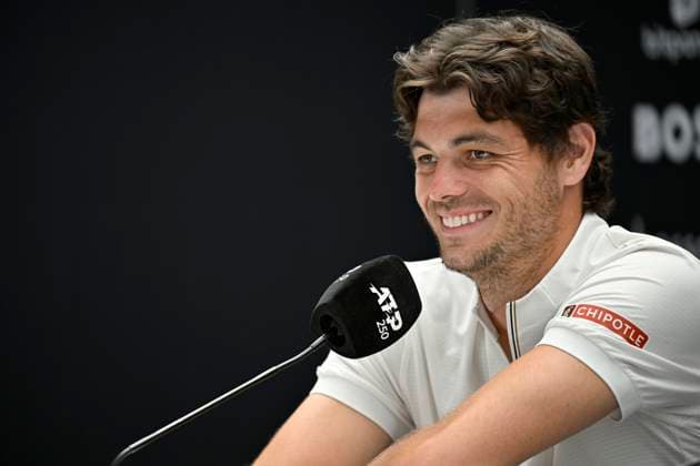 Tennis, ATP tournament in Stuttgart, Taylor Fritz press conference