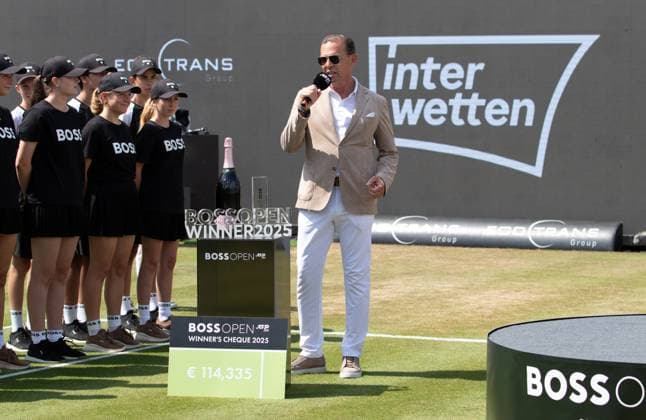 15 06 25 Tennis BOSS Open Stuttgart Weissenhof 2025 Germany, Stuttgart, 15 06 2025, Tennis, BOSS Open Stuttgart Weissenhof 2025 Daniel Grieder BOSS