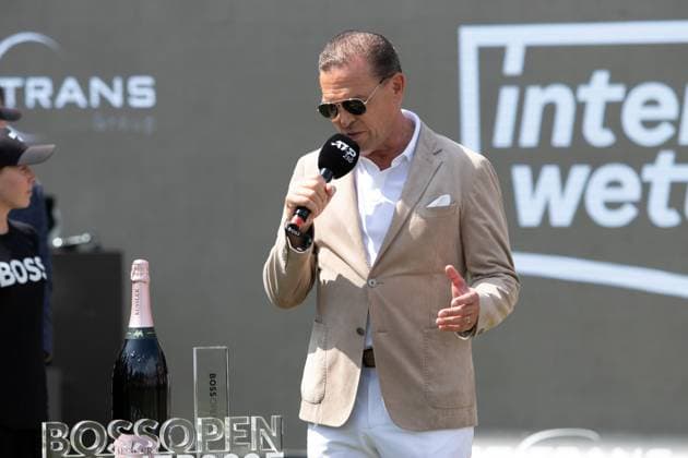 15 06 25 Tennis BOSS Open Stuttgart Weissenhof 2025 Germany, Stuttgart, 15 06 2025, Tennis, BOSS Open Stuttgart Weissenhof 2025 Daniel Grieder BOSS