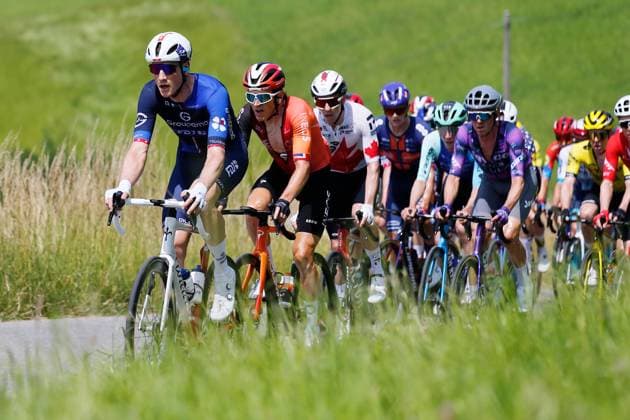 TDS 1 stage Stefan Kueng SUI 15 06 2025 Kuessnacht, SWITZERLAND, Tour de Suisse 1 stage Kuessnacht Kuessnacht Stefan Kueng SUI Team FDJ Groupama on the climb to Michaelskreuz