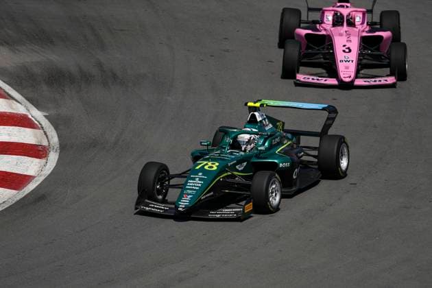 AUTO - F1 ACADEMY 2025 - MONTREAL 78 HAUSMANN Tina (swi), Prema Racing, Supporter by Aston Martin, Tatuus F4-T421, action 03 GADEMAN Nina (nld), Prema Racing, Supporter by Alpine, Tatuus F4-T421, action during the 4th round of the 2025 F1 Academy Championship from June 14 to 16, 2025 on the Circuit Gilles Villeneuve, in Montrà al, Canada - Montrà alCanada Copyright: xXavixBonillax