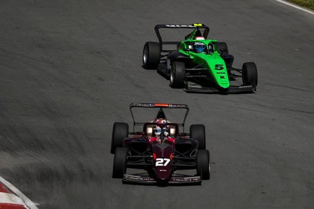 AUTO - F1 ACADEMY 2025 - MONTREAL 27 CHONG Chloà (gbr), Rodin Motorsport, F4-T421, action 05 FELBERMAYR Emma (aut), Rodin Motorsport, Supporter by Sauber, Tatuus, F4-T421, action during the 4th round of the 2025 F1 Academy Championship from June 14 to 16, 2025 on the Circuit Gilles Villeneuve, in Montrà al, Canada - Montrà alCanada Copyright: xXavixBonillax