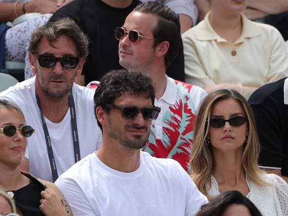 15 06 2025,Boss Open 2025, TC Weissenhof Stuttgart, ATP Tour 250 Tennis, Sport, in the picture Mark Keller, Mats Hummels with girlfriend Nicola Cavanis