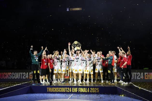 v l SC Magdeburg Winner SC Magdeburg vs Fuechse Berlin , Handball, Final, TruckScout24 EHF FINAL4, EHF Champions League Men, Season 2024 2025, 15 06 2025 SC Magdeburg vs Fuechse Berlin , Handball, Final, TruckScout24 EHF FINAL4, EHF Champions League Men, Season 2024 2025, 15 06 2025 Koeln Copyright: xEibner-Pressefoto ThomasxStoeckerx EP_TSR