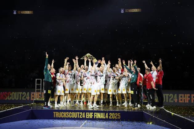v l SC Magdeburg Winner SC Magdeburg vs Fuechse Berlin , Handball, Final, TruckScout24 EHF FINAL4, EHF Champions League Men, Season 2024 2025, 15 06 2025 SC Magdeburg vs Fuechse Berlin , Handball, Final, TruckScout24 EHF FINAL4, EHF Champions League Men, Season 2024 2025, 15 06 2025 Koeln Copyright: xEibner-Pressefoto ThomasxStoeckerx EP_TSR