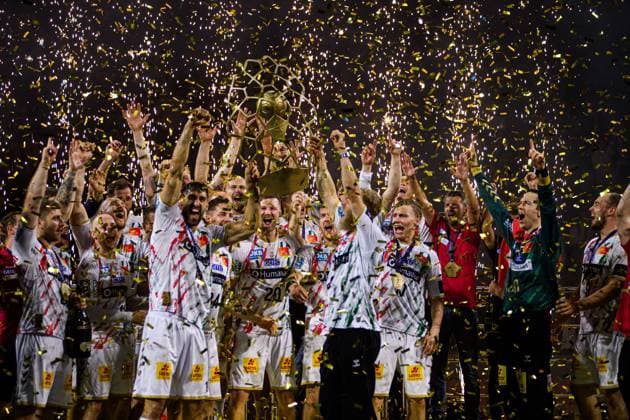 COLOGNE, GERMANY - 15 JUNE, 2025: - The final match of TruckScout24 EHF FINAL4 Fuchse Berlin vs SC Magdeburg at Lanxess Arena.  Copyright: xVITALIIxKLIUIEVx