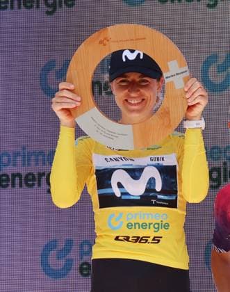 15 06 2025 Switzerland, Tour de Suisse Women 4 Eutappe Kuessnacht SZ Kuessnacht SZ,picture picture stage winner and overall winner Marlen Reusser SUI Team Movistar
