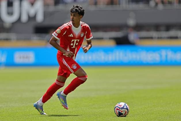 TQL Stadium Adam Aznou of Bayern Munich during the match between Bayern Munich and Auckland City, for the 1st round of group C of the FIFA Club World Cup 2025, at the TQL Stadium this Sunday 15. 30761 (Heuler Andrey SPP) Copyright: xHeulerxAndreyx xSPPx spp-en-HeAn-HADE3806