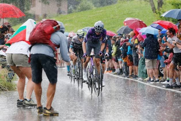 TDS 1 stage Ben Oconnor GBR Team Jayco Alula 15 06 2025 Kuessnacht, SWITZERLAND, Tour de Suisse 1 stage Kuessnacht Kuessnacht Ben Oconnor GBR Team Jayco Alula on the ascent to Michaelskreuz
