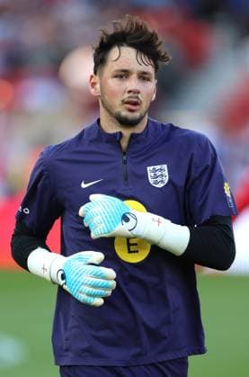 England v Senegal - International Friendly, Länderspiel, Nationalmannschaft James Trafford Goalkeeper of England warms up before the international friendly match between England and Senegal at City Ground on June 10, 2025 in Nottingham, England. Nottingham City Ground England United Kingdom Copyright: xNigelxFrench Sportsphoto APLx 14128324