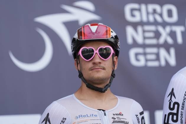AGOSTINACCHIO Filippo during the stage 2 of the Giro Next Gen 2025, Rho Fiera Milano (Mi) - CantÃ¹ (Co), 146 km, Italy - Monday, June 16, 2025. - cycling.  Copyright: xGMD Albertox