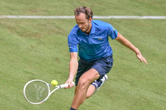Daniil Medvedev 16 06 2025 Tennis TERRA WORTMANN OPEN ATP 500, OWL ARENA, TERRA WORTMANN OPEN, Copyright: xpepphotox xHorstxMauelshagenx pep00321, pep_20250616_hm_62883