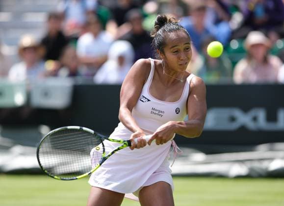 Sport Bilder des Tages Nottingham Tennis Centre Nottingham, England - June 16th : Leylah Fernandez during the first round match against Suzan Lamens in the Lexus Nottingham Tennis Open on June 16th, 2025 in Nottingham, England (Paul Bonser SPP) Copyright: xPaulxBonser SPPx spp-en-PaBo-Lexus Nottingham Open 0887