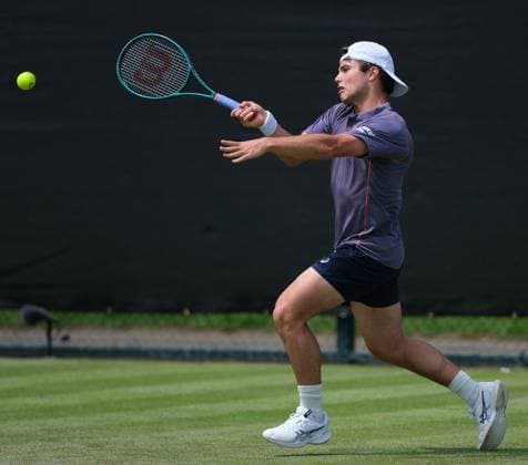 Nottingham Tennis Centre Nottingham, England - June 16th : Arthur Fery during the first round match against Fabio Fognini in the Lexus Nottingham Tennis Open on June 16th, 2025 in Nottingham, England (Paul Bonser SPP) Copyright: xPaulxBonser SPPx spp-en-PaBo-Lexus Nottingham Open 0893