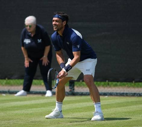 Nottingham Tennis Centre Nottingham, England - June 16th : Fabio Fognini during the first round match in the Lexus Nottingham Tennis Open on June 16th, 2025 in Nottingham, England (Paul Bonser SPP) Copyright: xPaulxBonser SPPx spp-en-PaBo-Lexus Nottingham Open 0899