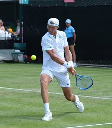 Nottingham Tennis Centre Nottingham, England - June 16th : Nicolai Budkov Kjaer during the first round match in the Lexus Nottingham Tennis Open on June 16th, 2025 in Nottingham, England (Paul Bonser SPP) Copyright: xPaulxBonser SPPx spp-en-PaBo-Lexus Nottingham Open 1264