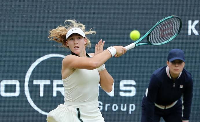Mirra Andrejeva RUS at the Steffi Graf Stadium Sports venue Overview Sport HYLO Berlin Tennis Open Women 16 06 2025