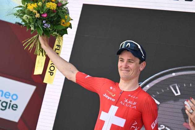 16-06-2025 Tour De Suisse; Tappa 02 Aarau - Schwarzsee; 2025, Jayco - Alula; Schmid, Mauro; Schwarzsee; 