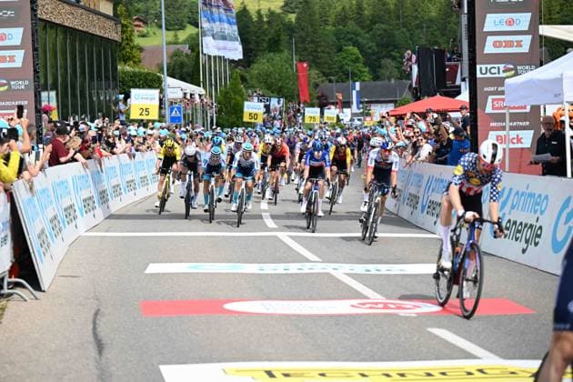 16-06-2025 Tour De Suisse; Tappa 02 Aarau - Schwarzsee; 2025, Lidl - Trek; Simmons, Quinn; Schwarzsee; 