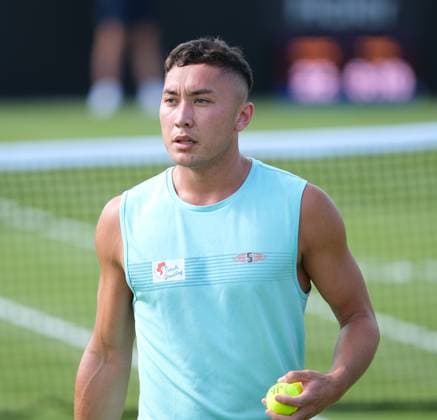 Nottingham Tennis Centre Nottingham, England - June 16th : James Mccabe during the first round match in the Lexus Nottingham Tennis Open on June 16th, 2025 in Nottingham, England (Paul Bonser SPP) Copyright: xPaulxBonser SPPx spp-en-PaBo-Lexus Nottingham Open 2484