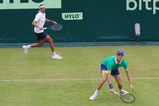 Tennis COURT WORTMANN OPEN, Jannik Sinner, Lorenzo Sonego (ITA), Halle, Germany, June 16, 2025. Photo Felice Calabro  Copyright: xFelicexCalabro x xipa-agency.netx xFELICExCALABRO x 0822340489st