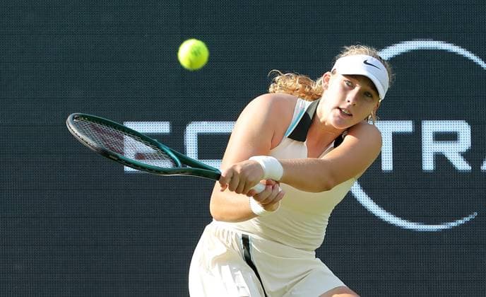 Mirra Andrejeva RUS at the Steffi Graf Stadium Sport HYLO Berlin Tennis Open Women 16 06 2025