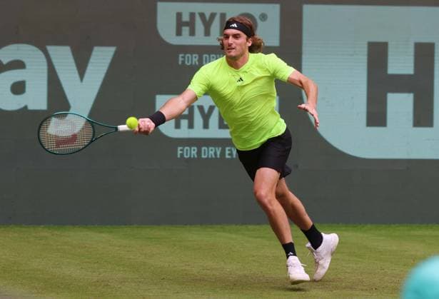 Tennis COURT WORTMANN OPEN, Stefanos Tsitsipas (GRE), Halle, Germany, June 16, 2025. Photo Felice Calabro  Copyright: xFelicexCalabro x xipa-agency.netx xFELICExCALABRO x 0822341641st