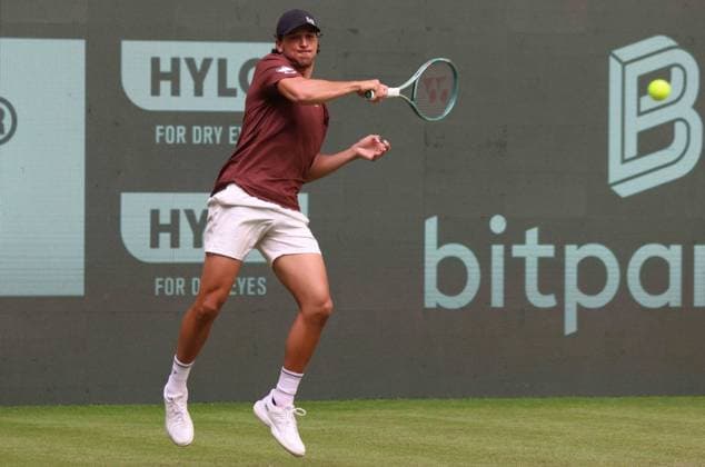 Tennis TERRA WORTMANN OPEN, Luciano Darderi (ITA), Halle, Germany, June 16, 2025. Photo Felice Calabro  Copyright: xFelicexCalabro x xipa-agency.netx xFELICExCALABRO x 0822341643st