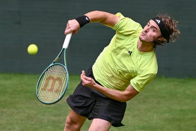 Stefanos Tsitsipas GRE 16 06 2025 Tennis TERRA WORTMANN OPEN ATP 500, OWL ARENA, TERRA WORTMANN OPEN, Copyright: xpepphotox xHorstxMauelshagenx pep00321, pep_20250616_hm_63930