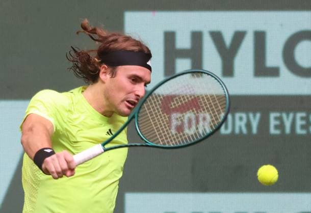 Tennis COURT WORTMANN OPEN, Stefanos Tsitsipas (GRE), Halle, Germany, June 16, 2025. Photo Felice Calabro  Copyright: xFelicexCalabro x xipa-agency.netx xFELICExCALABRO x 0822343278st