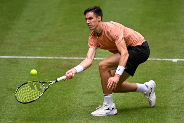 Halle, OWL Arena, 16 06 25, GER, Men, Tennis, Terra Wortmann Open 2025, 1 Main Round Picture Fabian MAROZSAN Hungary North Rhine-Westphalia Germany