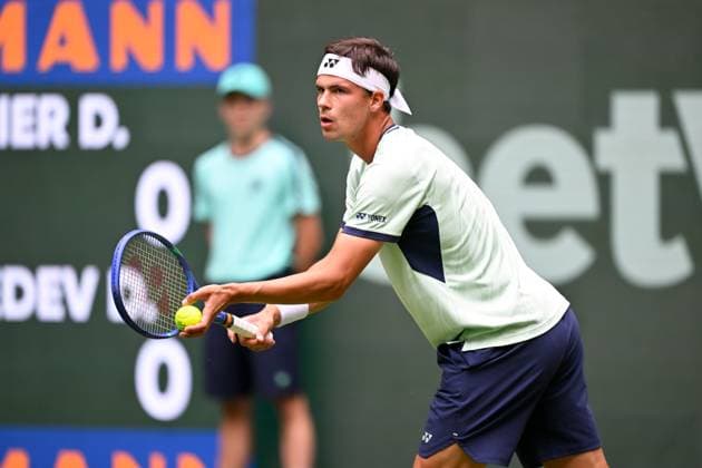 Halle, OWL Arena, 16 06 25, GER, Men, Tennis, Terra Wortmann Open 2025, 1 Main Round Picture Daniel ALTMAIER Germany North Rhine-Westphalia Germany