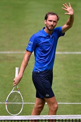 Halle, OWL Arena, 16 06 25, GER, Men, Tennis, Terra Wortmann Open 2025, 1 Main Round Picture Daniil MEDVEDEV North Rhine-Westphalia Germany