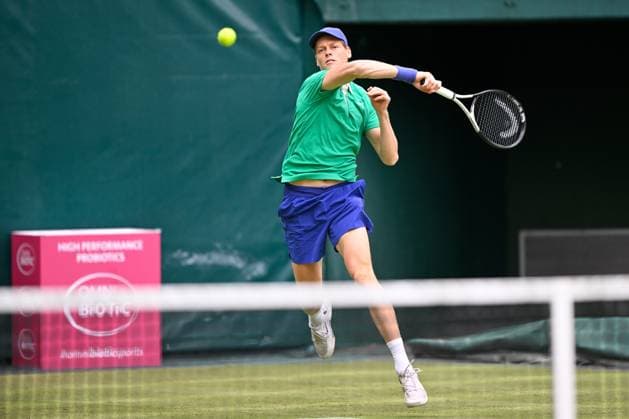 Halle, OWL Arena, 16 06 25, GER, Men, Tennis, Terra Wortmann Open 2025, 1 Main Round Picture Jannik SINNER Italy North Rhine-Westphalia Germany