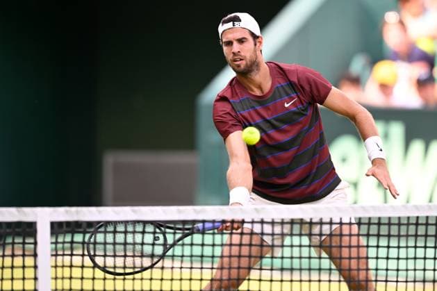 Halle, OWL Arena, 16 06 25, GER, Men, Tennis, Terra Wortmann Open 2025, 1 Main Round Picture Karen KHACHANOV North Rhine-Westphalia Germany