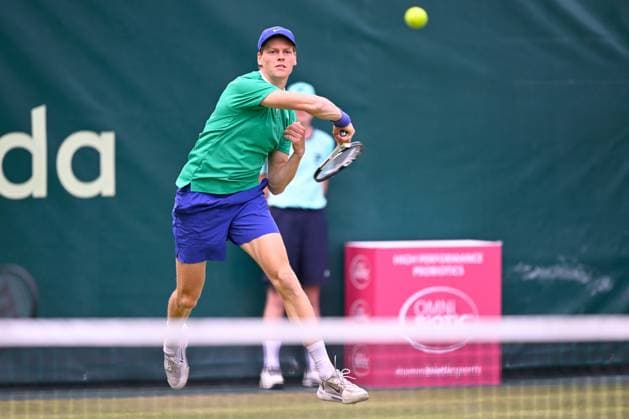 Halle, OWL Arena, 16 06 25, GER, Men, Tennis, Terra Wortmann Open 2025, 1 Main Round Picture Jannik SINNER Italy North Rhine-Westphalia Germany