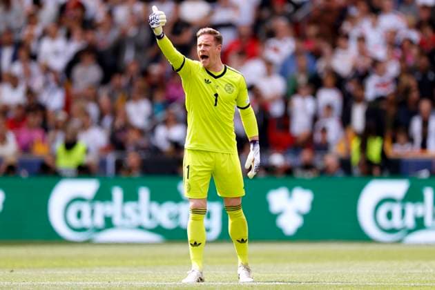 TER STEGEN Marc Andre Goalkeeper Team Germany UEFA Nations League Finals Match for 3rd place Germany France 0 2 on 08 06 2025 in Stuttgart Copyright: xLacixPerenyix