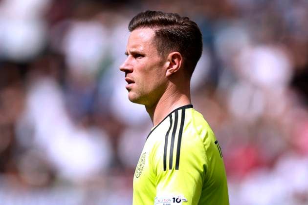 TER STEGEN Marc Andre Torwart Team Deutschland UEFA Nations League Finals Spiel um den 3.Platz Deutschland - Frankreich 0 : 2 am 08.06.2025 in Stuttgart *** TER STEGEN Marc Andre Goalkeeper Team Germany UEFA Nations League Finals Match for 3rd place Germany France 0 2 on 08 06 2025 in Stuttgart Copyright: xLacixPerenyix