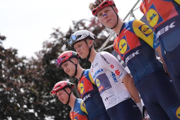 PHILIPSEN Albert Withen ( LIDL-TREK FUTURE RACING ) WHITE JERSEY during the stage 3 of the Giro Next Gen 2025, Albese con Cassano (Co) -Passo Maniva (Bs), 143 km, Italy - Tuesday, June 17, 2025. - cycling.  Copyright: xGMD Albertox