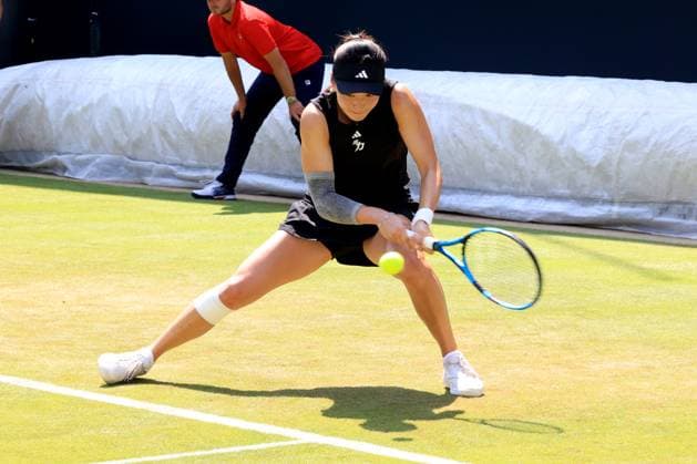 DEU, Berlin Tennis Open, 17 06 2025, Rot Weiss Tennisanlage, Steffi Graf Stadium, Berlin, DEU, Berlin Tennis Open, in the picture Xinyu Wang CHN nordphotoxGmbHx xEngler nph00076