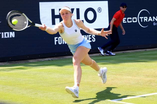 DEU, Berlin Tennis Open, 17 06 2025, Rot Weiss Tennisanlage, Steffi Graf Stadium, Berlin, DEU, Berlin Tennis Open, in the picture Liudmila Samsonova nordphotoxGmbHx xEngler nph00076