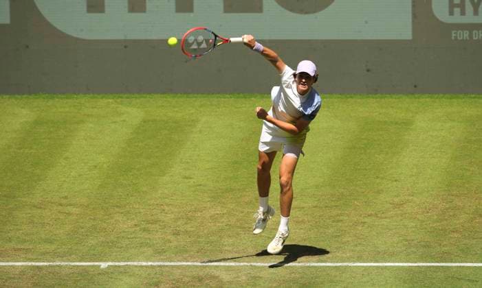 photo Joao FONSECA BRA Tennis Tournament Terra Wortmann Cup at Gerry Weber Sportpark OWL Arena in Halle Westfalen on Tue 17 06 2025