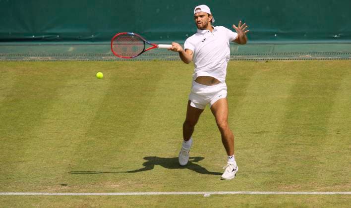 photo Tomas MACHAC CZE Tennis Tournament Terra Wortmann Cup at Gerry Weber Sportpark OWL Arena in Halle Westfalen on Tue 17 06 2025